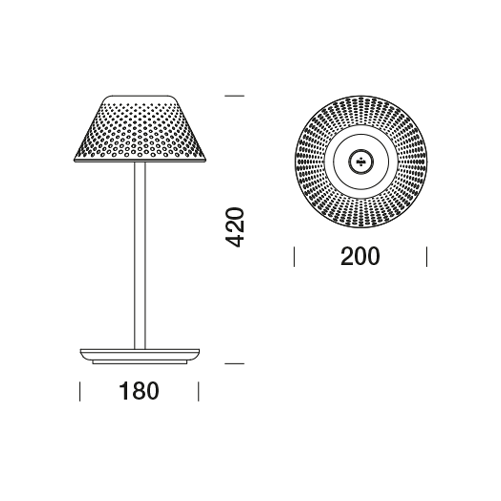 3256116.120 Настольная лампа Platek MESH Limited edition  MESH Limited edition - LED 3000K 87°  - Вид №10