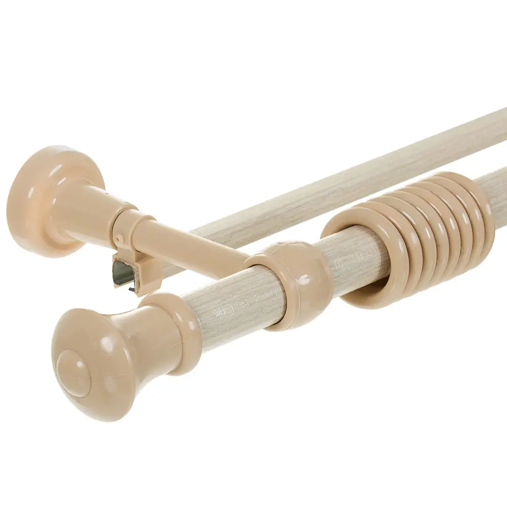 Карниз двухрядный Успех 160 см цвет слоновая кость РУССКИЕ КАРНИЗЫ STLM-2128726