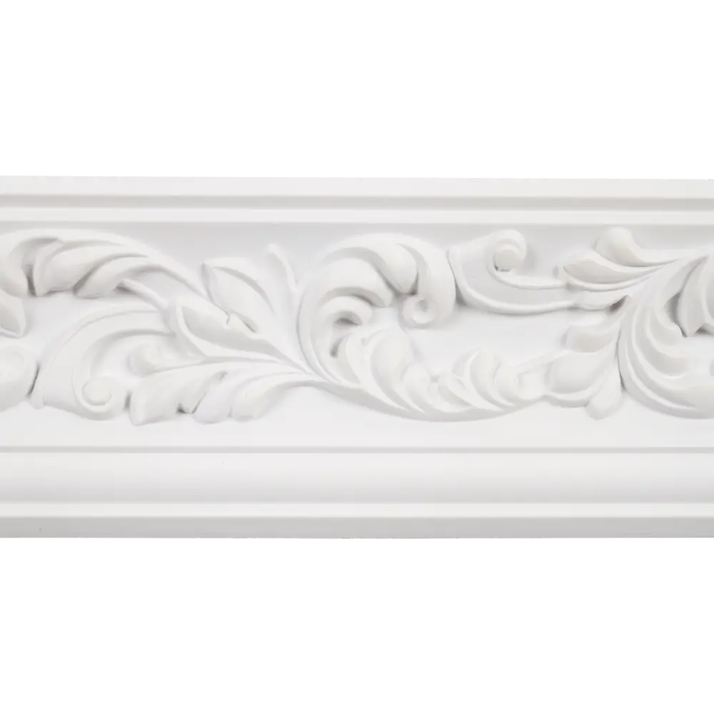 Плинтус потолочный полиуретан ударопрочный Decomaster 95775 белый 70х70х2000 мм STLM-2205809 - Вид №1