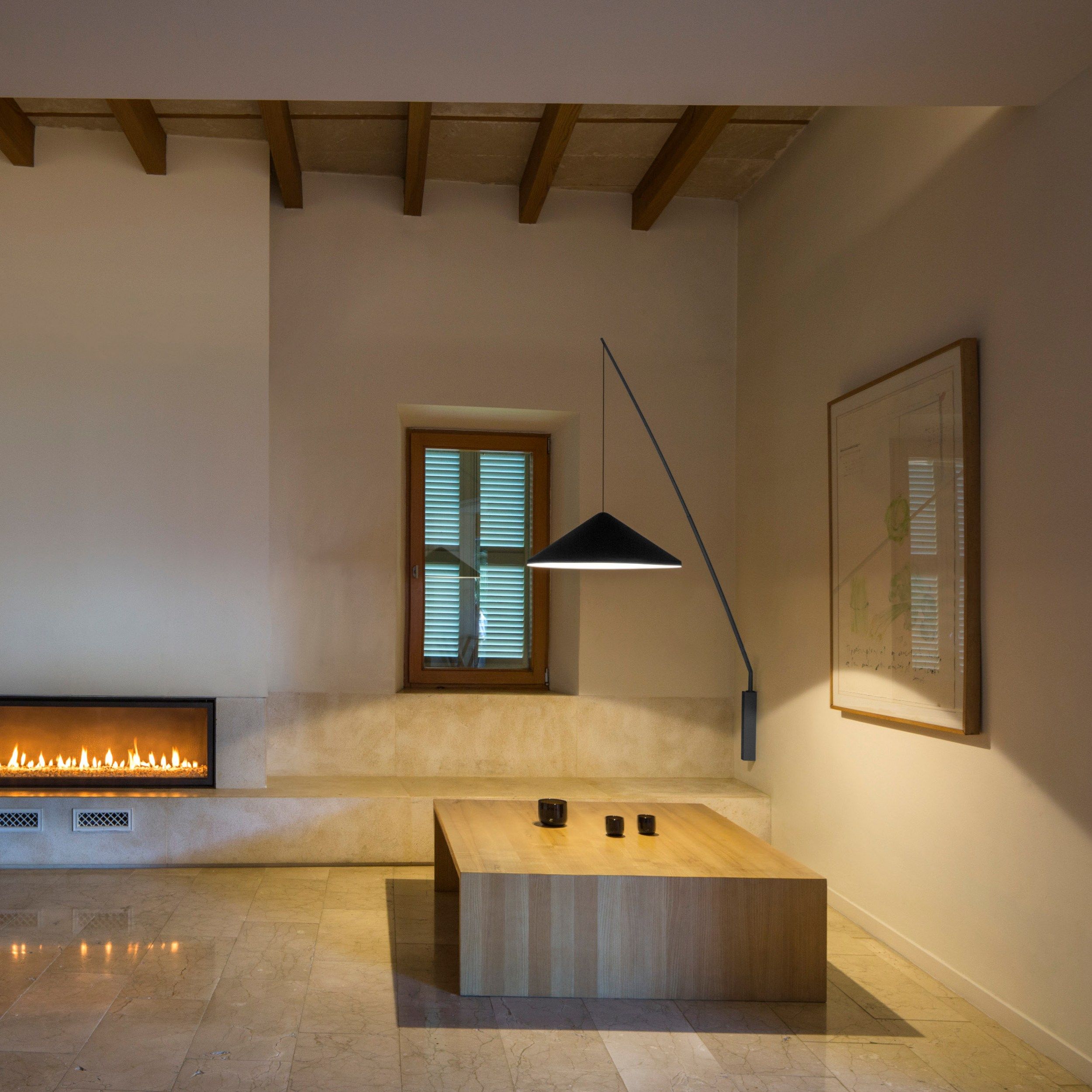 Светодиодный настенный светильник из углеродного волокна Vibia ARCH-00086394 - Вид №1