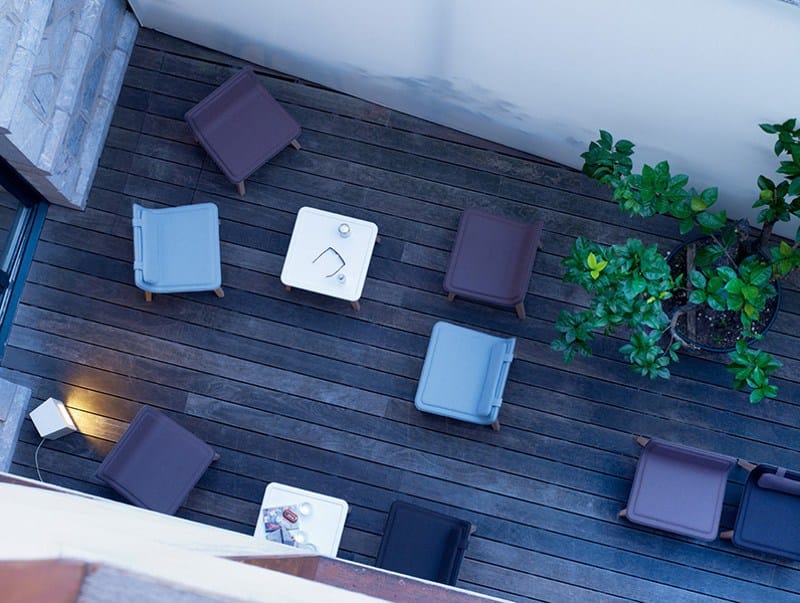 Квадратный журнальный столик из дуба ALKI Laia ARCH-00054509 - Вид №1