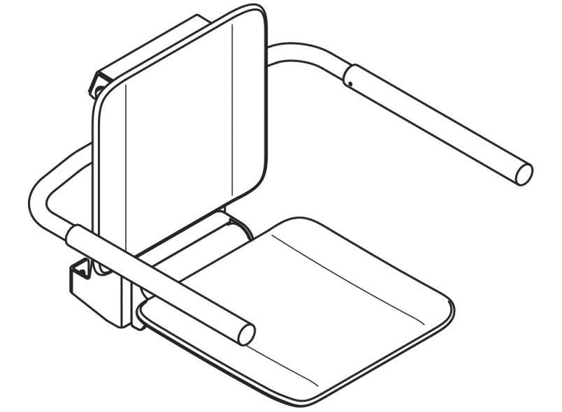 900.51.10760 подвесное сиденье HEWI System 900 - Вид №4