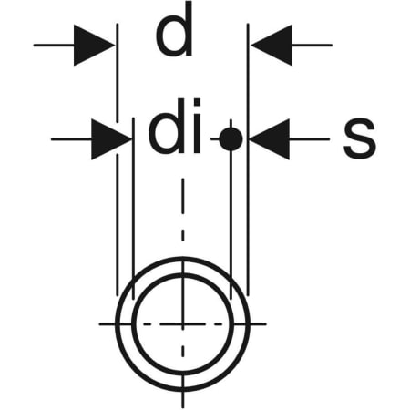 19406 Geberit Mapress C-Stahl Systemrohr innen und aussen verzinkt Geberit  - Вид №3