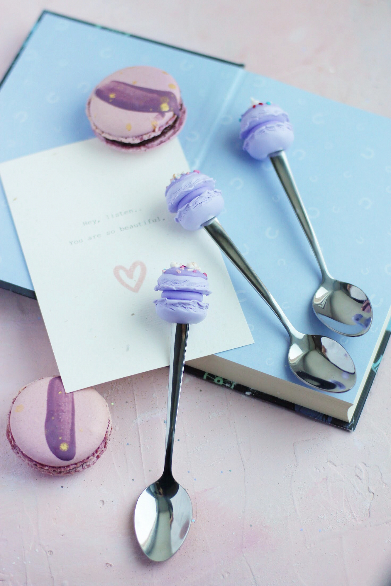 Чайная ложка "Лавандовый macaroon с кремом" JULS SMALL BAKERY  335344 Фиолетовый Santreyd  - Вид №2