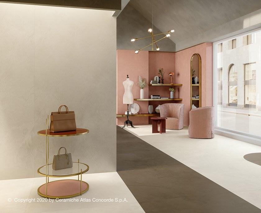 Atlas Concorde Белая плитка для стен с эффектом смолы Prism sun-id-1514355 - Вид №39