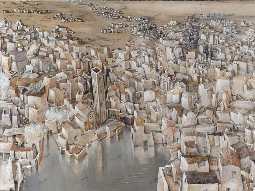 MOMENTI Авторский художественный принт Crazy home paintings Cr-004