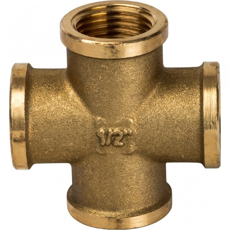 Крестовина ВР 1/2" латунь STOUT SFT0030000012 - Вид №1