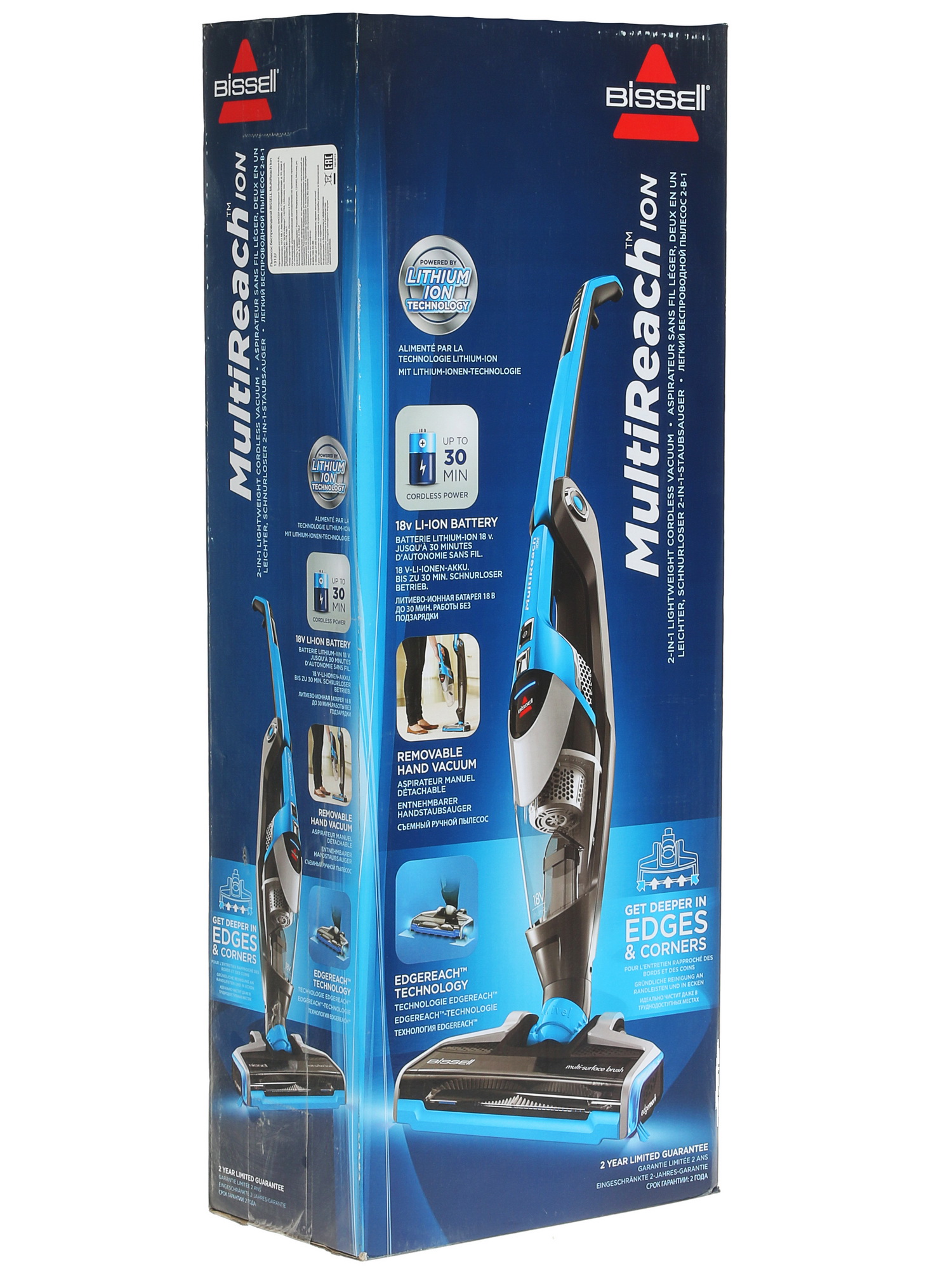 1121812 Пылесос  вертикальный  Bissell 1312J MultiReach Ion  черный STDN-0031514 - Вид №9