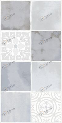 Плитка Glam Light Ornament 2 31,5х63 Azori sun-id-330532