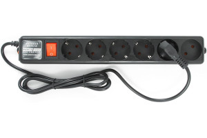 15548613 Сетевой фильтр 5м черный PRO SPL5+1-B-15 BLACK Power Cube