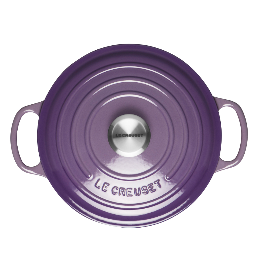 Кастрюля чугунная Le Creuset, Ø20 см, фиолетовая 21177207222430 - Вид №5