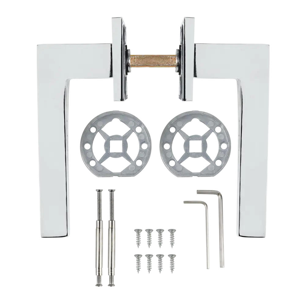 Дверные ручки EDSON EDS-171B-Q2 хром для межкомнатных дверей 85168448 STLM-0059333 - Вид №1
