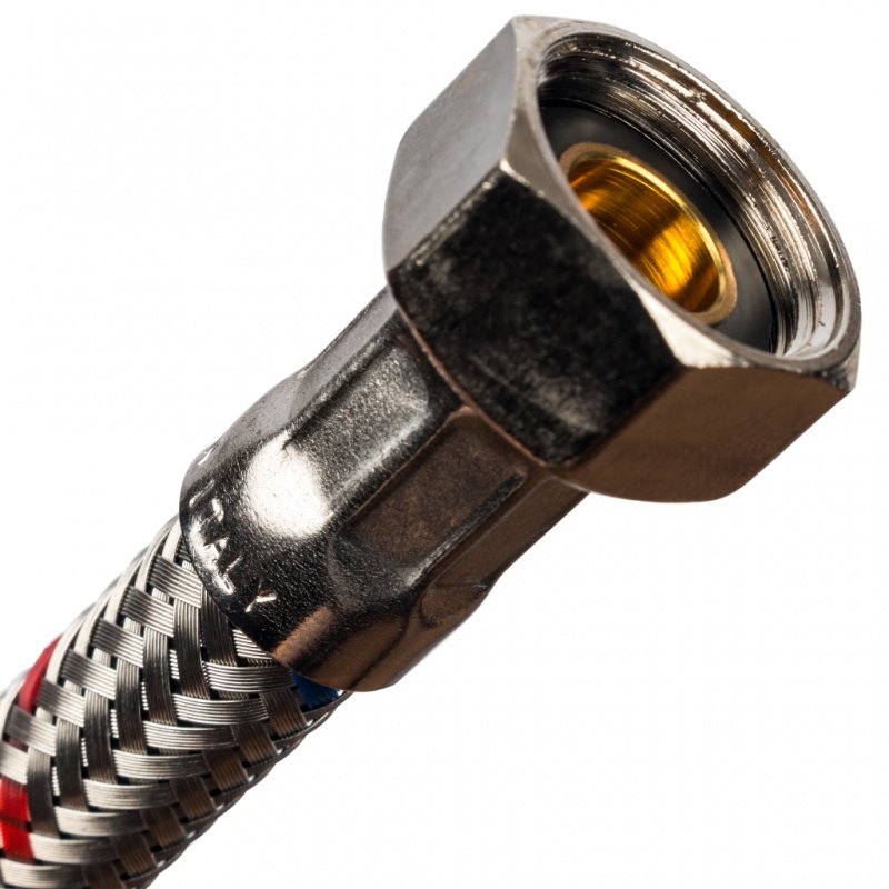 Гибкая подводка для воды НР 1/2 х ВР 3/8 STOUT - 600 мм SHF0077081510 - Вид №2