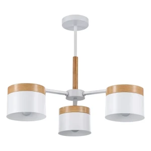Люстра Deva 3хЕ27х60 Вт цвет белый/дерево