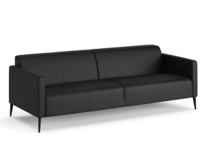 3-местный кожаный диван