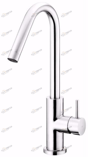 JUSTIME Смеситель для кухни на столешнице из хромированной латуни с аэратором Still one 7771-96-80cp