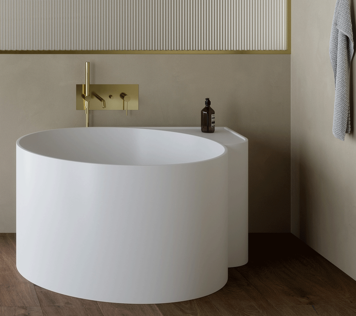 Ex.T MVP SHINE Смеситель для ванны настенный EXMVPSHOT Sleek - Вид №1