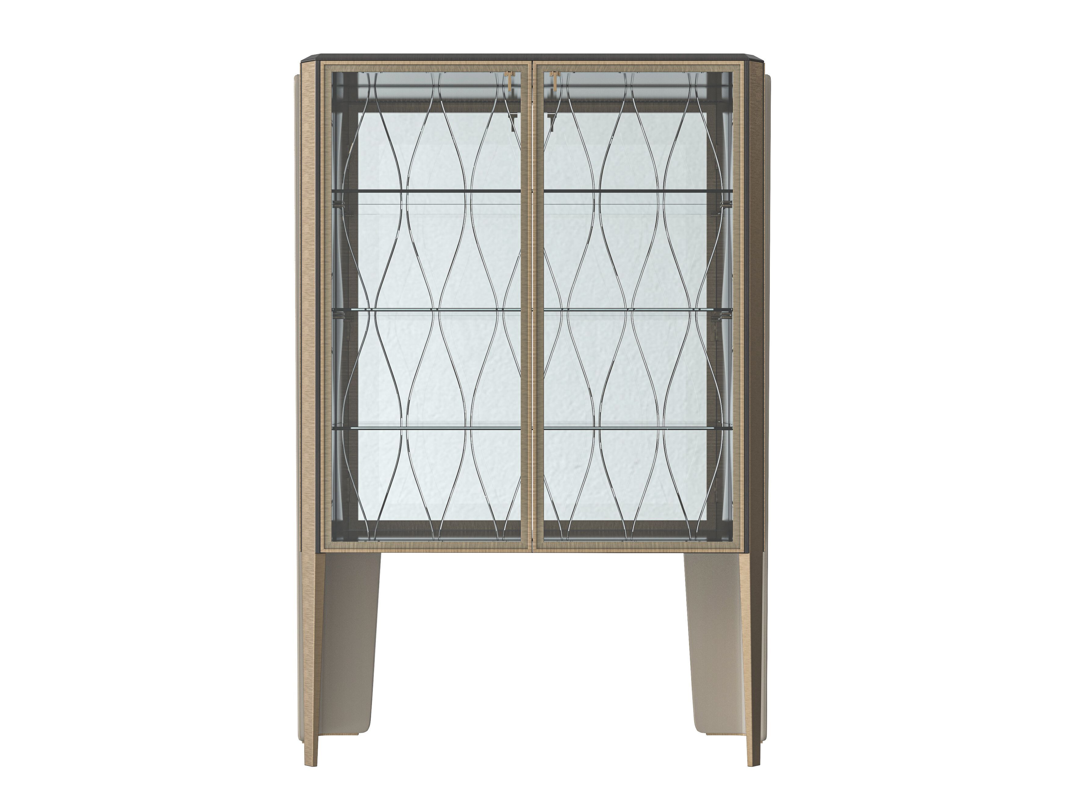 Витрина из бука со встроенным освещением Modenese Luxury Interiors MINIMALIST ARCH-00073209