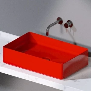 L620125 Накладная раковина на столешницу  прямоугольная A. e T. Italia Fly