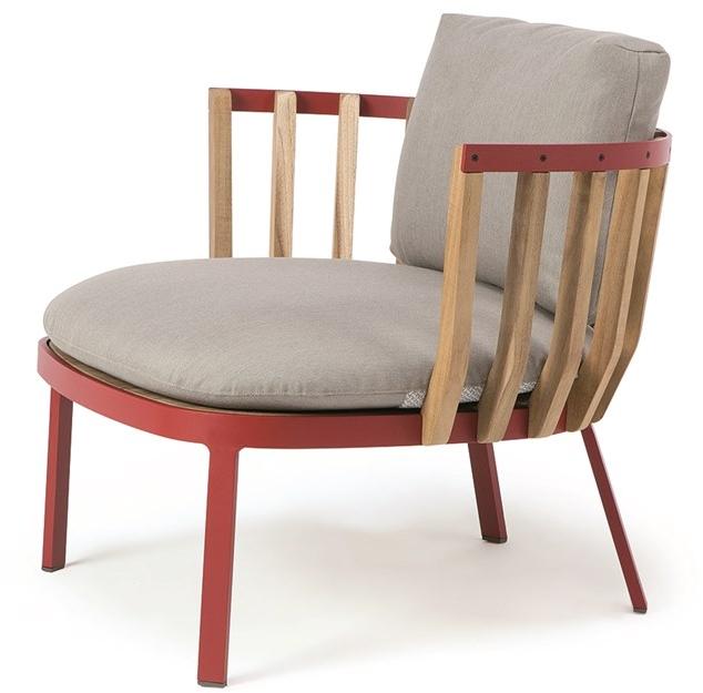 Ethimo Садовое кресло из тика с подлокотниками Swing sun-id-1457266 - Вид №2