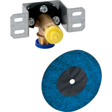 632.856.00.1 Водорозетка Geberit 90° с наружной резьбой MF 1/2", предустановленная, простая, короткая Geberit 