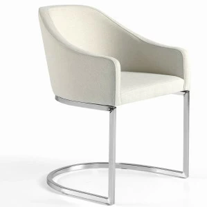 Стул F3148 кремовый от Angel Cerda ANGEL CERDA  241810 Белый