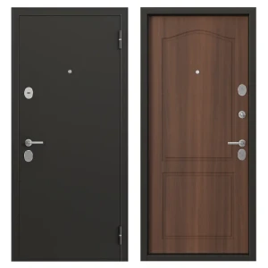 Дверь металлическая Гарант, 960 мм, левая, цвет антик орех