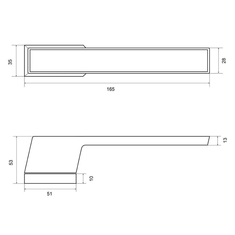 Дверные ручки Palladium Pasmore без запирания цвет никель 85081854 STLM-2039921  - Вид №2