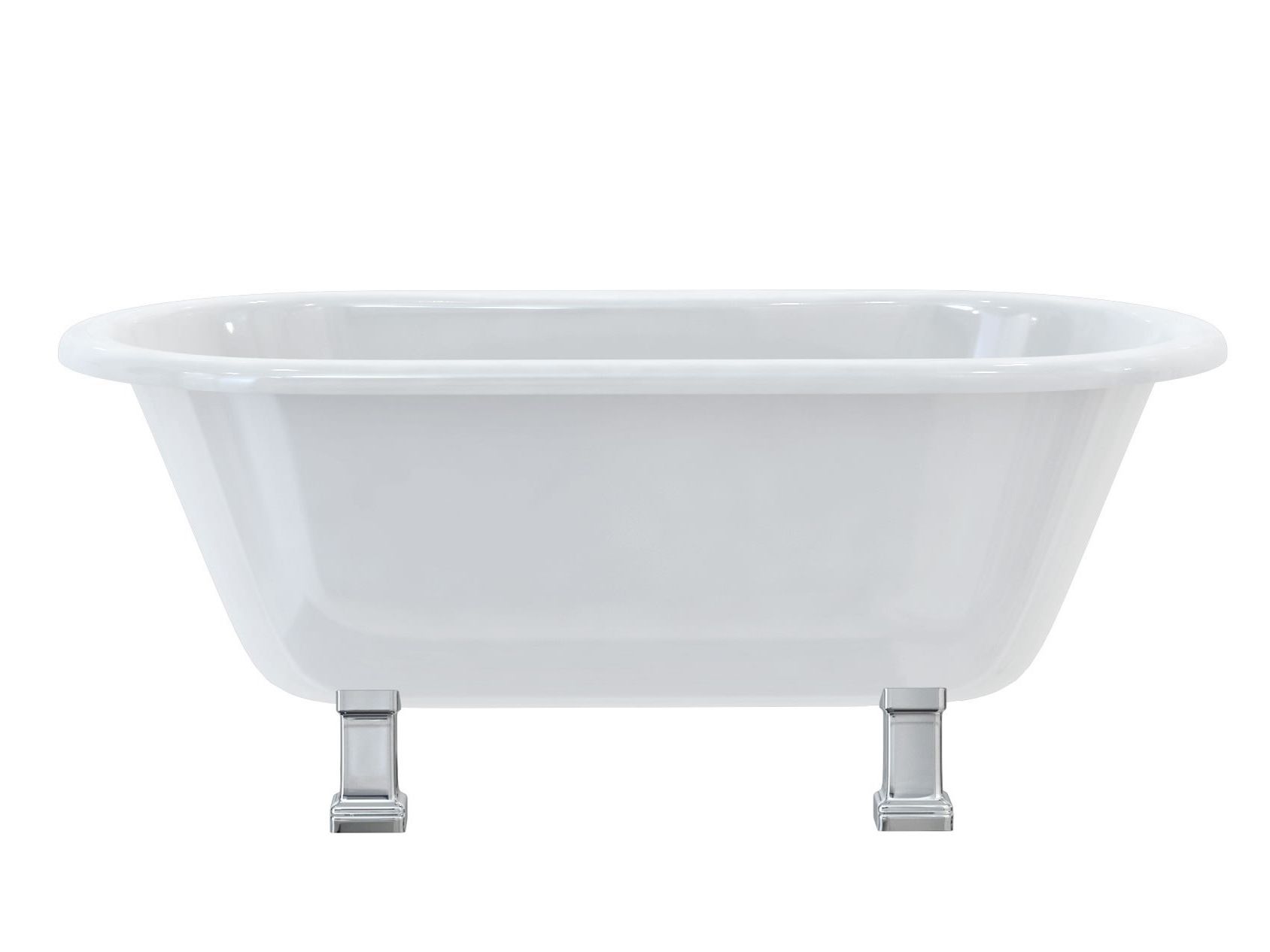 Овальная акриловая ванна на ногах Burlington ARCH-00030731 - Вид №7