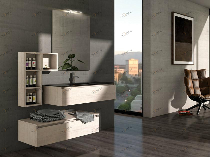 LEGNOBAGNO Модульная подвесная тумба под умывальник из дерева Urban sun-id-1455710