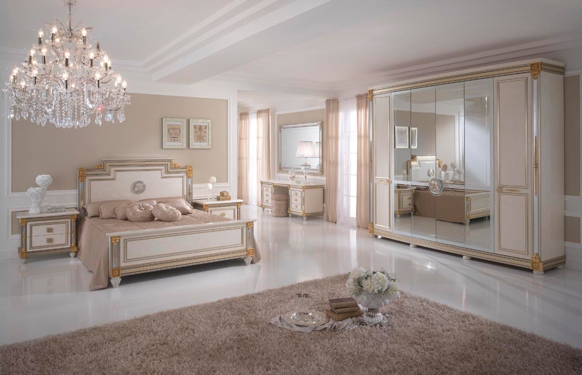 Деревянный шкаф в стиле модерн с зеркалом Arredoclassic ARCH-00107298 - Вид №2