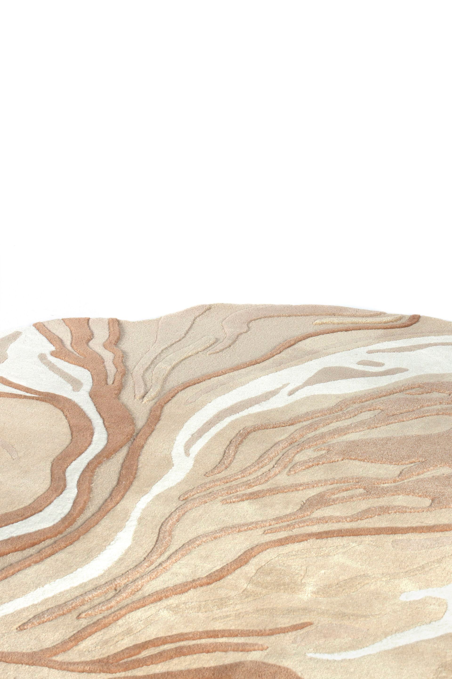 Шерстяной и вискозный ковер Biobject MINERAL BEIGE ARCH-00096064 - Вид №2