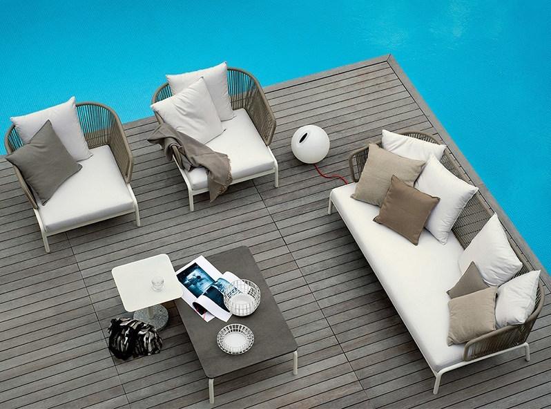 RODA 3-х местный веревочный садовый диван Spool sun-id-1359542 - Вид №2