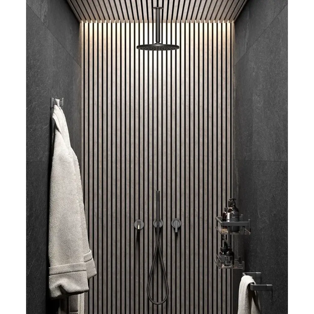 Рейка настенно-потолочная полистирол ударопрочный Decor-Dizayn 611-25 серый бархат 20x30x3000 мм 85473619 STLM-2012374  - Вид №4
