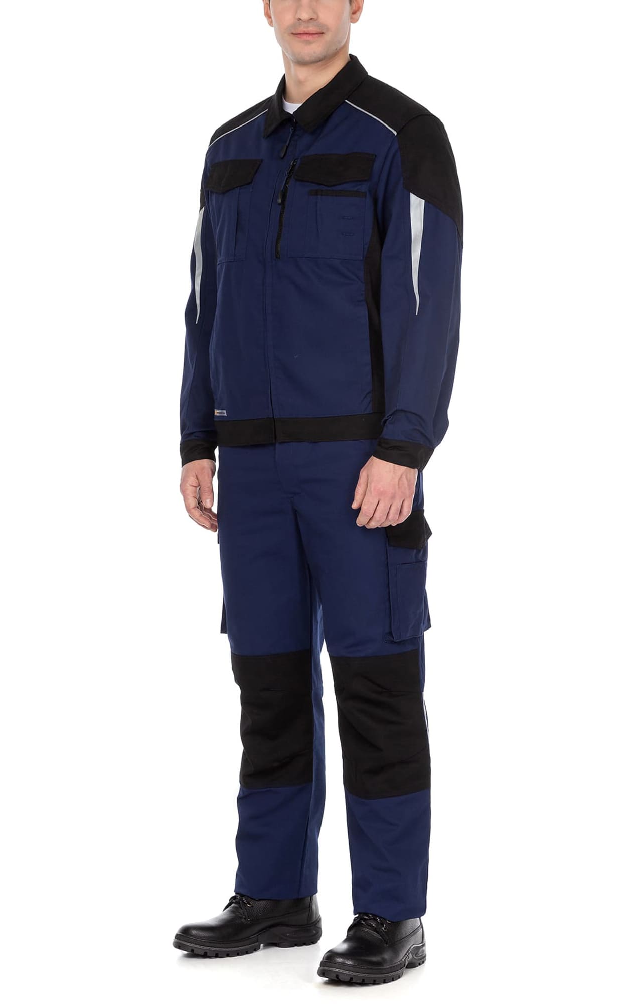 70043 Костюм  NEW темно-синий с черным STATUS  Летняя спецодежда  размер 48-50/182-188  - Вид №16