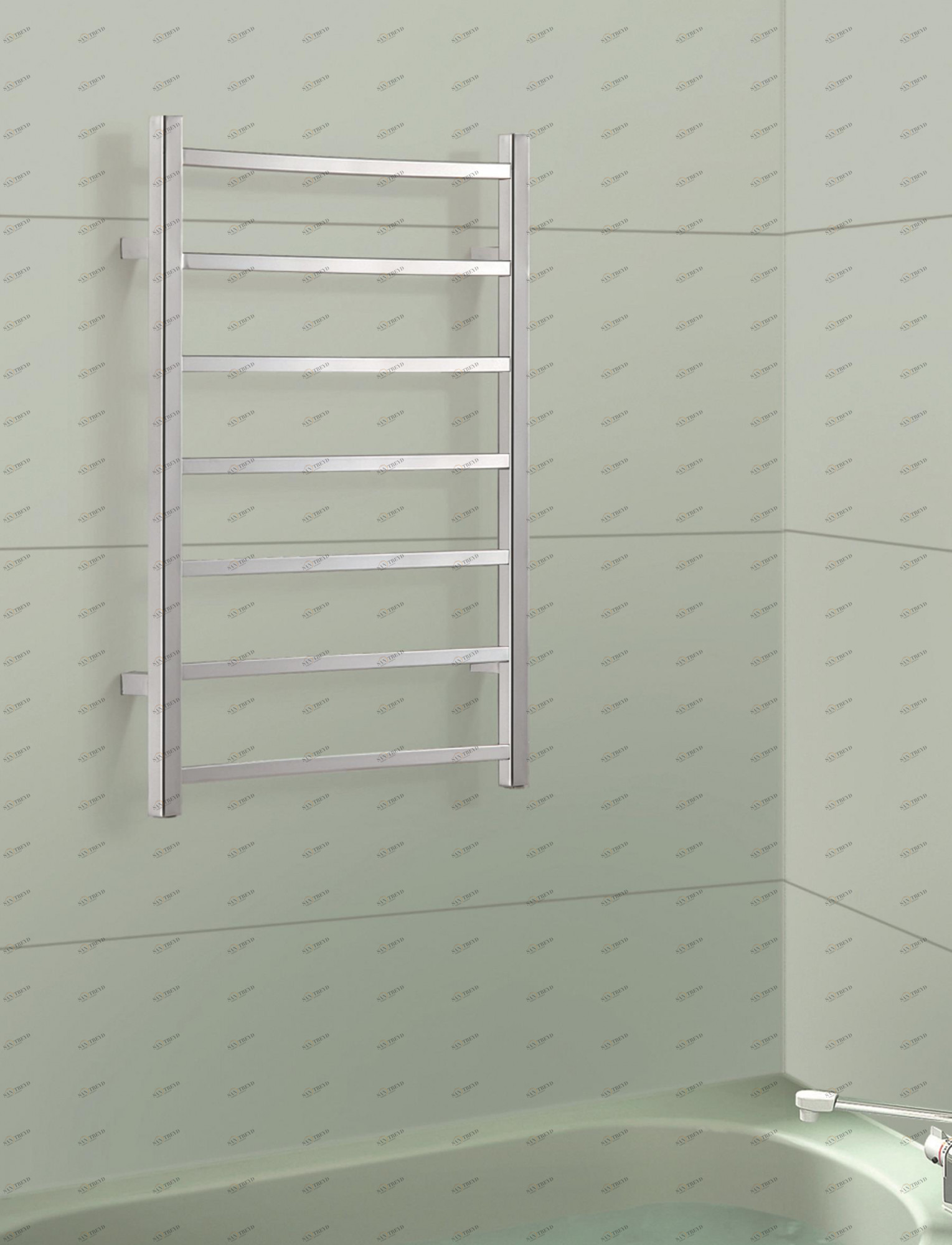 Полотенцесушитель Hammam ZEUGMA Mild steel  комбинированный; электрический или водяной Сталь 