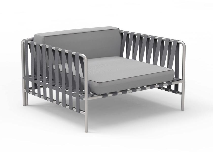 GANDIABLASCO Садовое кресло из алюминия с подлокотниками Onsen sun-id-1504667 - Вид №4