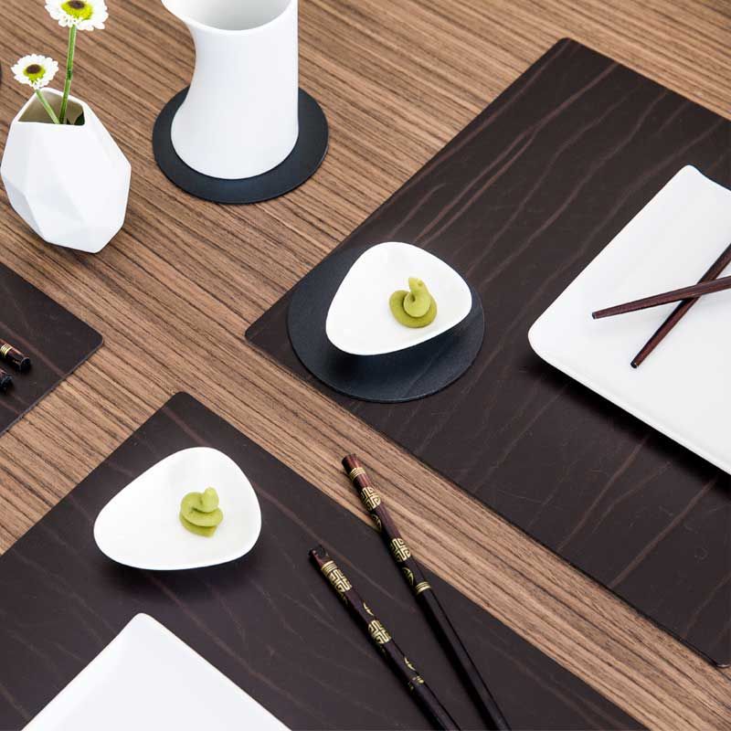 98894 BUFFALO brown подстановочная салфетка прямоугольная 35x45 см, толщина 2мм;LIND DNA  - Вид №3