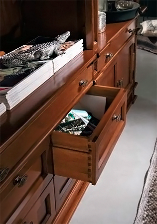 Книжный шкаф  DEVINA NAIS Librerie 01 Classic - Вид №2