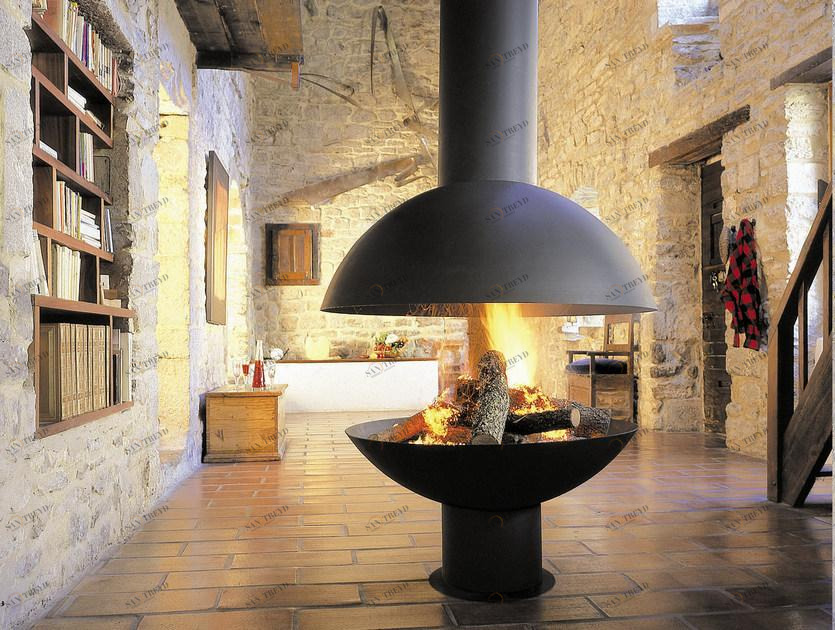 Focus creation Открытый центральный вращающийся подвесной камин sun-id-1478642