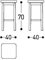 Varaschin Высокий табурет с подставкой для ног System 244sg - Вид №5
