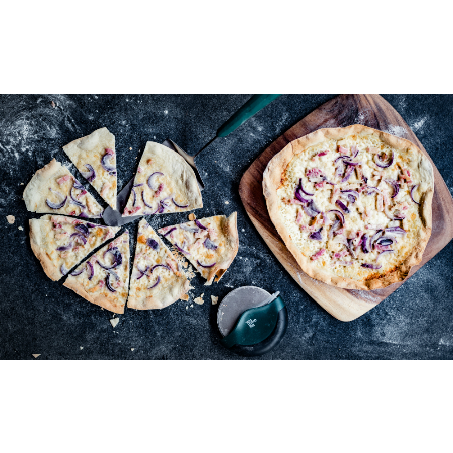 Лопатка сервировочная для пиццы Big Green Egg, нержавеющая сталь, зеленая PSSERVER - Вид №1