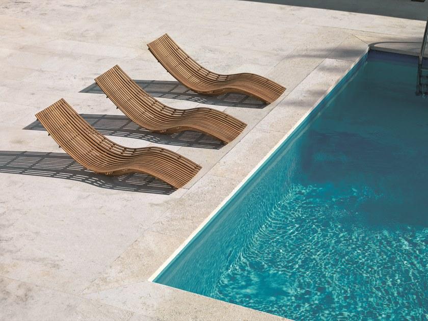 Unopiù Штабелируемая кушетка из тикового дерева Swing Swido - Вид №1