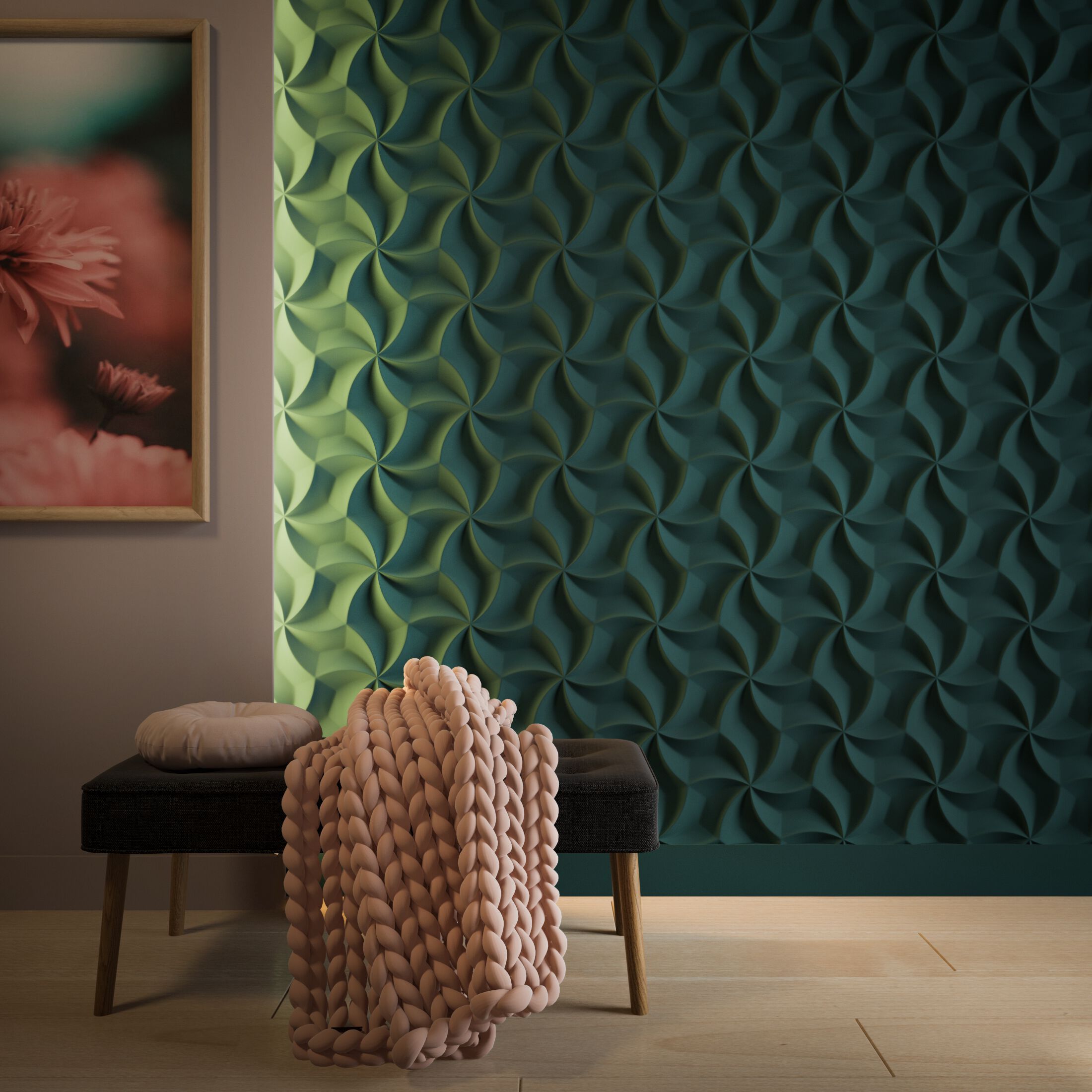 Трехмерное гипсовое покрытие WallDeco M-Modern ARCH-00000565 - Вид №3