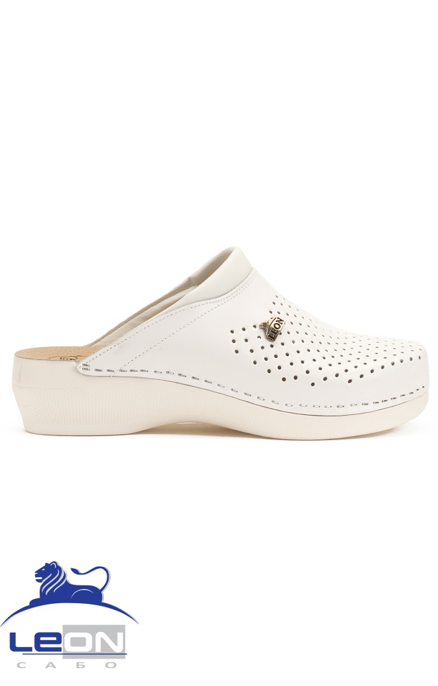 62032 Сабо "Leon LIGHT" женские белые LEON  Сабо и сланцы размер 39  - Вид №5