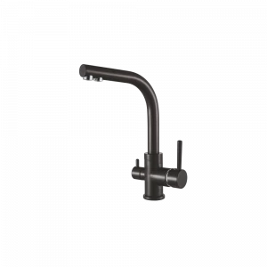 GZ 16025C Смеситель для кухни с подключением к фильтру с питьевой водой Ganzer Черный