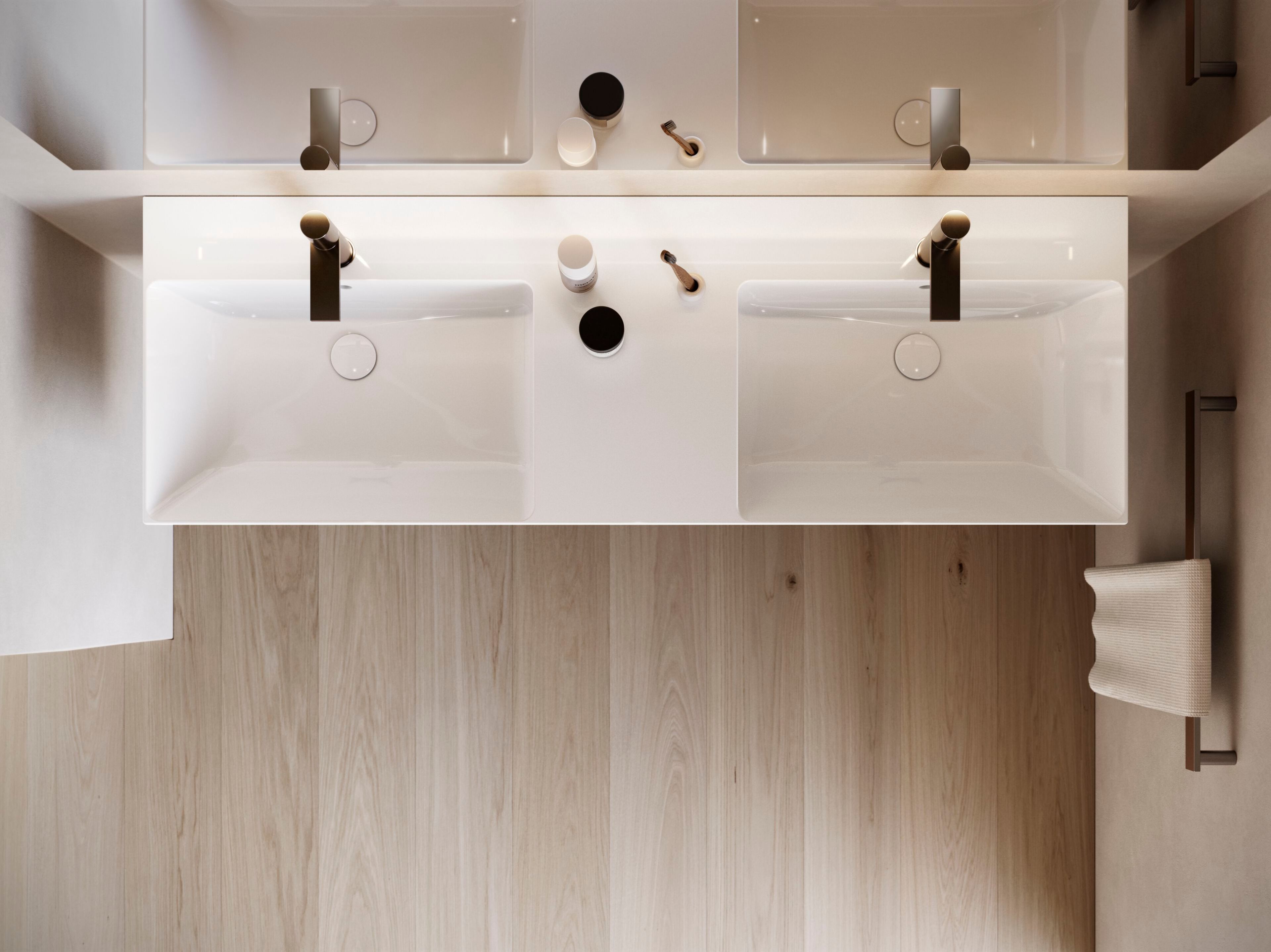 Двойной умывальник CERAMICA CATALANO ноль ARCH-00022850 - Вид №1