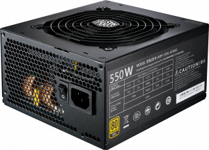 MPY-5501-AFAAG-EU Power supply mwe gold 550, atx, 120mm, 8xsata, 2xpci-e(6+2), apfc, 80+ gold Cooler Master