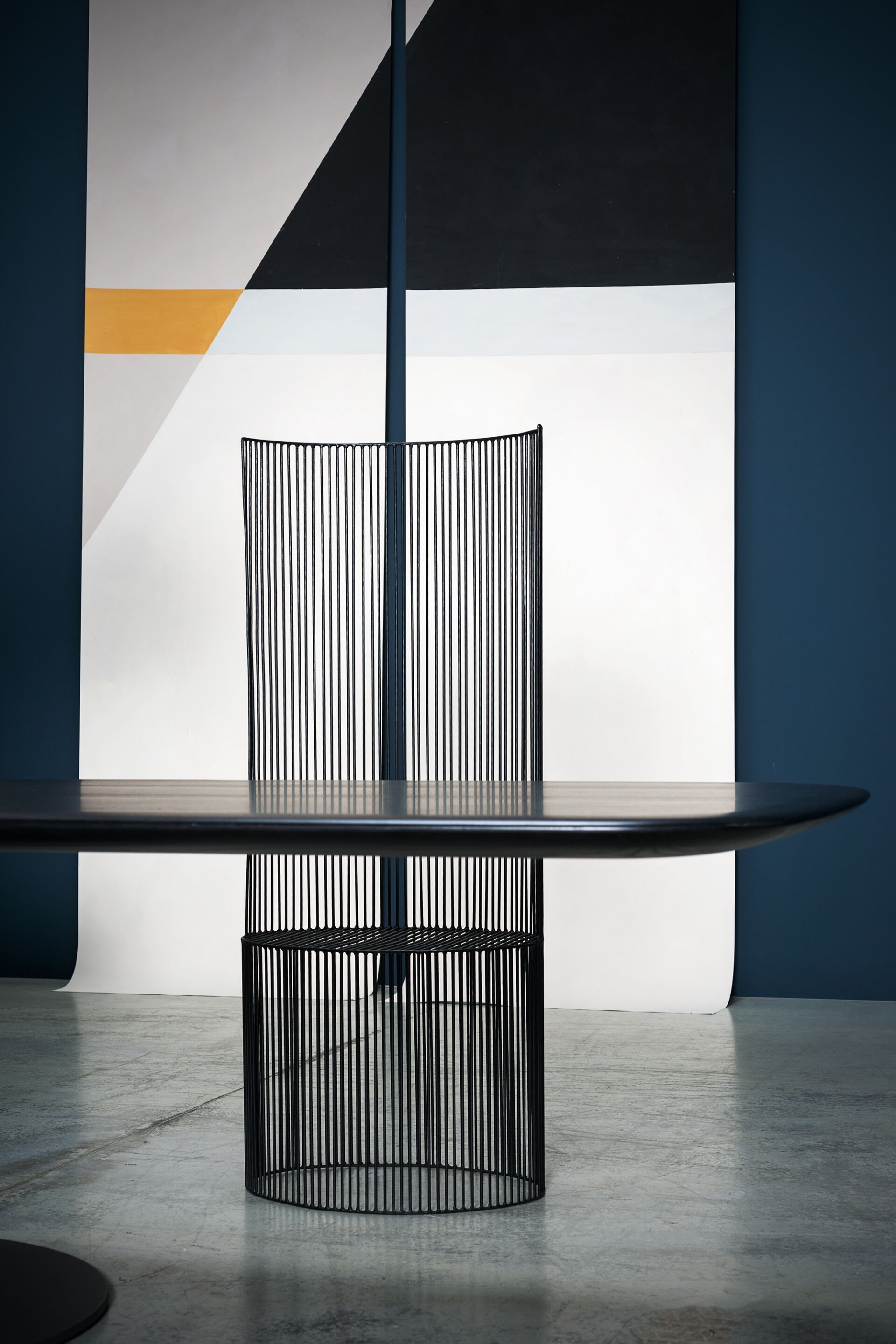 Металлический стул с высокой спинкой Baxter метла ARCH-00045151 - Вид №2