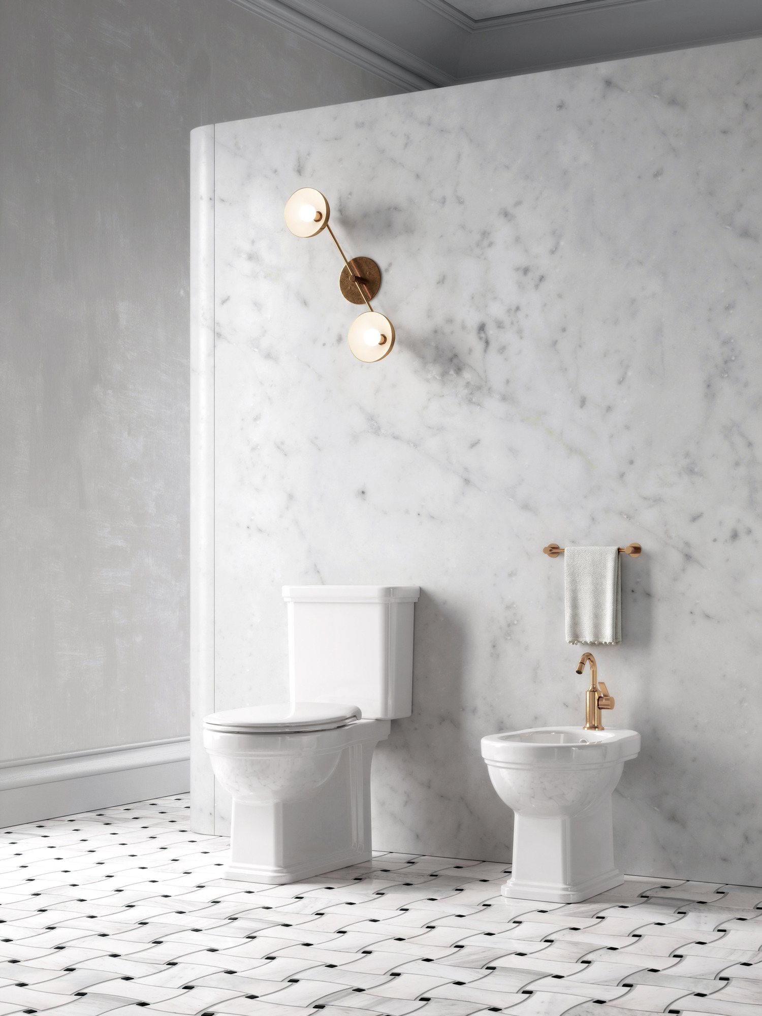 871111 Приставной унитаз напольный Белый GSI ceramica Classic Италия - Вид №2